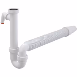 Alcadrain A83-DN50/40, Bianco, Plastica