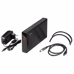 i-tec MYSAFE35U401 contenitore di unità di archiviazione Custodia per Disco Rigido (HDD) Nero, Metallico 3.5" - Vista aggiuntiva 4