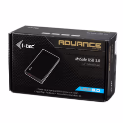 i-tec MYSAFE35U401 contenitore di unità di archiviazione Custodia per Disco Rigido (HDD) Nero, Metallico 3.5" - Vista aggiuntiva 5