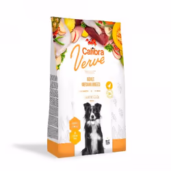 Calibra Dog Verve GF Adult Medium, Adulto, Pollo, Anatra, 2 kg