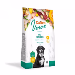 Calibra Dog Verve GF Adult Large, Adulto, Maxi (26 - 44 kg), Pollo, Anatra, 2 kg