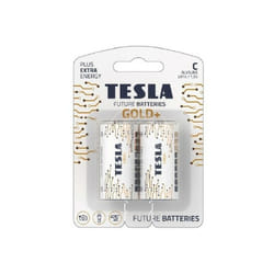 Tesla - Batterie Tipo d Alkaline Pz 2 Gold +
