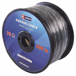Emos CB113UV cavo coassiale 100 m Nero
