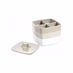 Plastica 3 Livelli 1 Contenitore 4 Scomparti 1 Contenitore 2 Scomparti 1 Contenitore 1 Scomparto Colore Bianco Tortora. Acqui ...