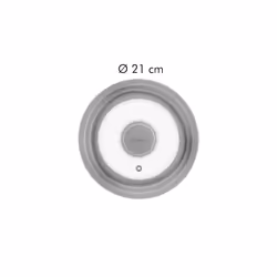 Tescoma Unicover coperchio per pentola Rotondo Arancione, Trasparente - Vista aggiuntiva 5