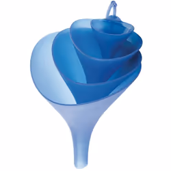 Realizzati in plastica, sono ideali per travasare e versare liquidi alimentari in recipienti o bottiglie di piccole o grandi  ...