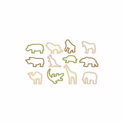 Plastica resistente Formine assortite animali esotici Ideali per biscotti Colori assortiti