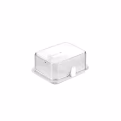 Tescoma Contenitore igienico per frigorifero portaburro, Scatola, Rettangolare, Trasparente, Bianco, Plastica, 150 mm, 110 mm