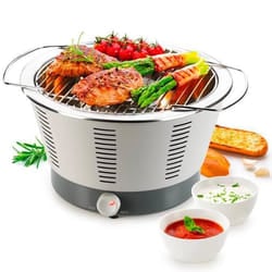 Tescoma 707210 barbecue per l'aperto e bistecchiera Da tavolo Carbone (combustibile) Grigio