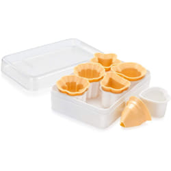 Tescoma - 630932 Delicia Tagliabiscotti per Frollini Tradizionali, Plastica, Giallo/Bianco, 1 Pezzo