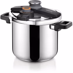 Descrizione Lussuosa pentola a pressione con regolazione semplificata della pressione ideale, IDEALCOOK, per cucinare tutte l ...