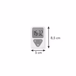 Tescoma 634480 timer da cucina Timer da cucina digitale Arancione, Bianco