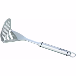Schiacciapatate prodotto in acciaio inox di alta qualità con eleganti rifiniture, dal design esclusivo e curato in ogni detta ...