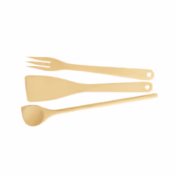 Tescoma Set 3 pz: Cucchiaio, paletta, forchettone woody