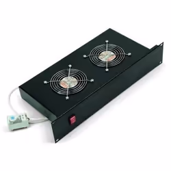 Triton 19" Horizontal fan unit, Nero