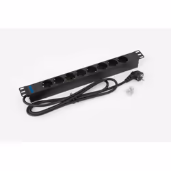 Triton RAB-PD-X02-A1, Basic, 1U, Nero, 8 presa(e) AC, Tipo E/F, 2 m