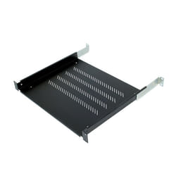 Triton 19" shelf 1U 550mm 80kg plastic black