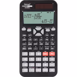 Rebell SC2060S, Tasca, Calcolatrice scientifica, 2 linee, Batteria/Solare, Nero