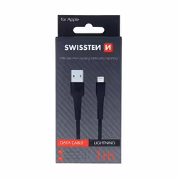 Swissten 71505540 cavo Lightning 1 m Nero - Vista aggiuntiva 3