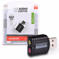Axagon ADA-10 scheda audio 2.0 canali USB