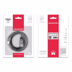 Axagon ADR-205 cavo USB USB 2.0 5 m USB A Nero - Vista aggiuntiva 8
