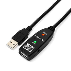 Axagon ADR-210 cavo USB USB 2.0 10 m USB A Nero