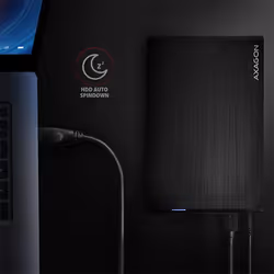 Axagon EE35-XA3 contenitore di unità di archiviazione Custodia per Disco Rigido (HDD) Nero 3.5" - Vista aggiuntiva 8