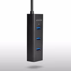 Axagon HUE-S2B hub di interfaccia USB 3.2 Gen 1 (3.1 Gen 1) Type-A 5000 Mbit/s Nero - Vista aggiuntiva 8