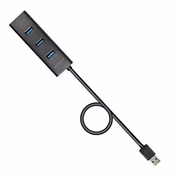 Axagon HUE-S2BL hub di interfaccia USB 3.2 Gen 1 (3.1 Gen 1) Type-A 5000 Mbit/s Nero - Vista aggiuntiva 4