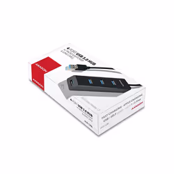 Axagon HUE-S2BL hub di interfaccia USB 3.2 Gen 1 (3.1 Gen 1) Type-A 5000 Mbit/s Nero - Vista aggiuntiva 5
