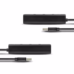 Axagon HUE-S2BL hub di interfaccia USB 3.2 Gen 1 (3.1 Gen 1) Type-A 5000 Mbit/s Nero - Vista aggiuntiva 8