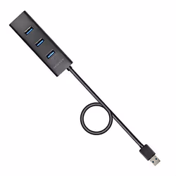 Axagon HUE-S2BP hub di interfaccia USB 3.2 Gen 1 (3.1 Gen 1) Type-A 5000 Mbit/s Nero - Vista aggiuntiva 7