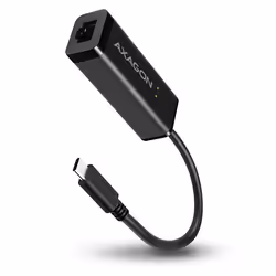 Axagon ADE-SRC, Cablato, USB tipo-C, Ethernet, 1000 Mbit/s, Nero