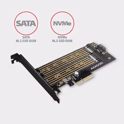 Axagon PCEM2-D scheda di interfaccia e adattatore Interno M.2, SATA