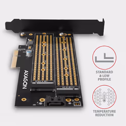 Axagon PCEM2-D scheda di interfaccia e adattatore Interno M.2, SATA - Vista aggiuntiva 4