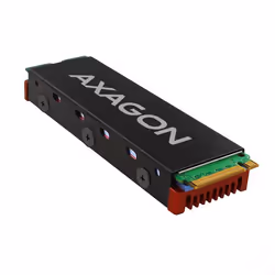 Axagon CLR-M2 sistema di raffreddamento per computer M.2 NVMe SSD, Unità allo stato solido Dissipatore di calore/Radiatore Nero, Rosso 1 pz - Vista aggiuntiva 3