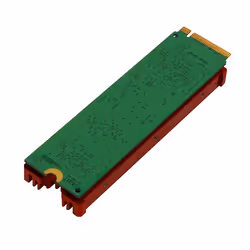 Axagon CLR-M2 sistema di raffreddamento per computer M.2 NVMe SSD, Unità allo stato solido Dissipatore di calore/Radiatore Nero, Rosso 1 pz - Vista aggiuntiva 4
