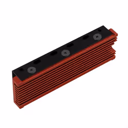 Axagon CLR-M2 sistema di raffreddamento per computer M.2 NVMe SSD, Unità allo stato solido Dissipatore di calore/Radiatore Nero, Rosso 1 pz - Vista aggiuntiva 6