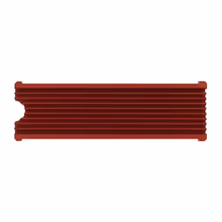 Axagon CLR-M2 sistema di raffreddamento per computer M.2 NVMe SSD, Unità allo stato solido Dissipatore di calore/Radiatore Nero, Rosso 1 pz - Vista aggiuntiva 7