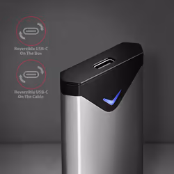 Axagon EEM2-UG2 contenitore di unità di archiviazione Box esterno SSD Nero, Grigio M.2 - Vista aggiuntiva 3