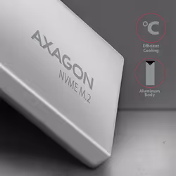Axagon EEM2-UG2 contenitore di unità di archiviazione Box esterno SSD Nero, Grigio M.2 - Vista aggiuntiva 5