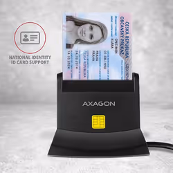 Axagon CRE-SM2 lettore di card readers Interno USB USB 2.0 Nero - Vista aggiuntiva 3