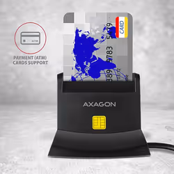 Axagon CRE-SM2 lettore di card readers Interno USB USB 2.0 Nero - Vista aggiuntiva 4