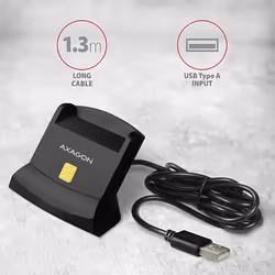 Axagon CRE-SM2 lettore di card readers Interno USB USB 2.0 Nero - Vista aggiuntiva 7