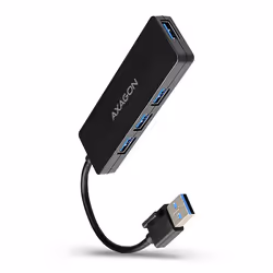 Axagon HUE-G1A, USB 3.2 Gen 1 (3.1 Gen 1) Type-A, USB 3.2 Gen 1 (3.1 Gen 1) Type-A, 5000 Mbit/s, Nero, Plastica, 0,14 m