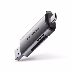 Axagon CRE-SAC lettore di schede USB 3.0 Type-A/Type-C Grigio - Vista aggiuntiva 2