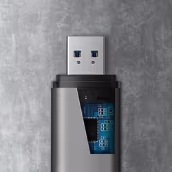 Axagon CRE-SAC lettore di schede USB 3.0 Type-A/Type-C Grigio - Vista aggiuntiva 8