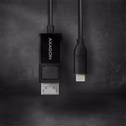 Axagon RVC-DPC cavo e adattatore video 1,8 m USB tipo-C DisplayPort Nero - Vista aggiuntiva 6