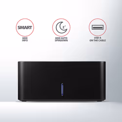 Axagon ADSA-SN docking station per unità di archiviazione USB 3.2 Gen 1 (3.1 Gen 1) Type-A Nero - Vista aggiuntiva 6