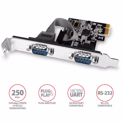 Axagon PCEA-S2N scheda di interfaccia e adattatore Interno RS-232 - Vista aggiuntiva 3